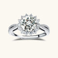 Stellar Halo 2 Ct Moissanite Ring