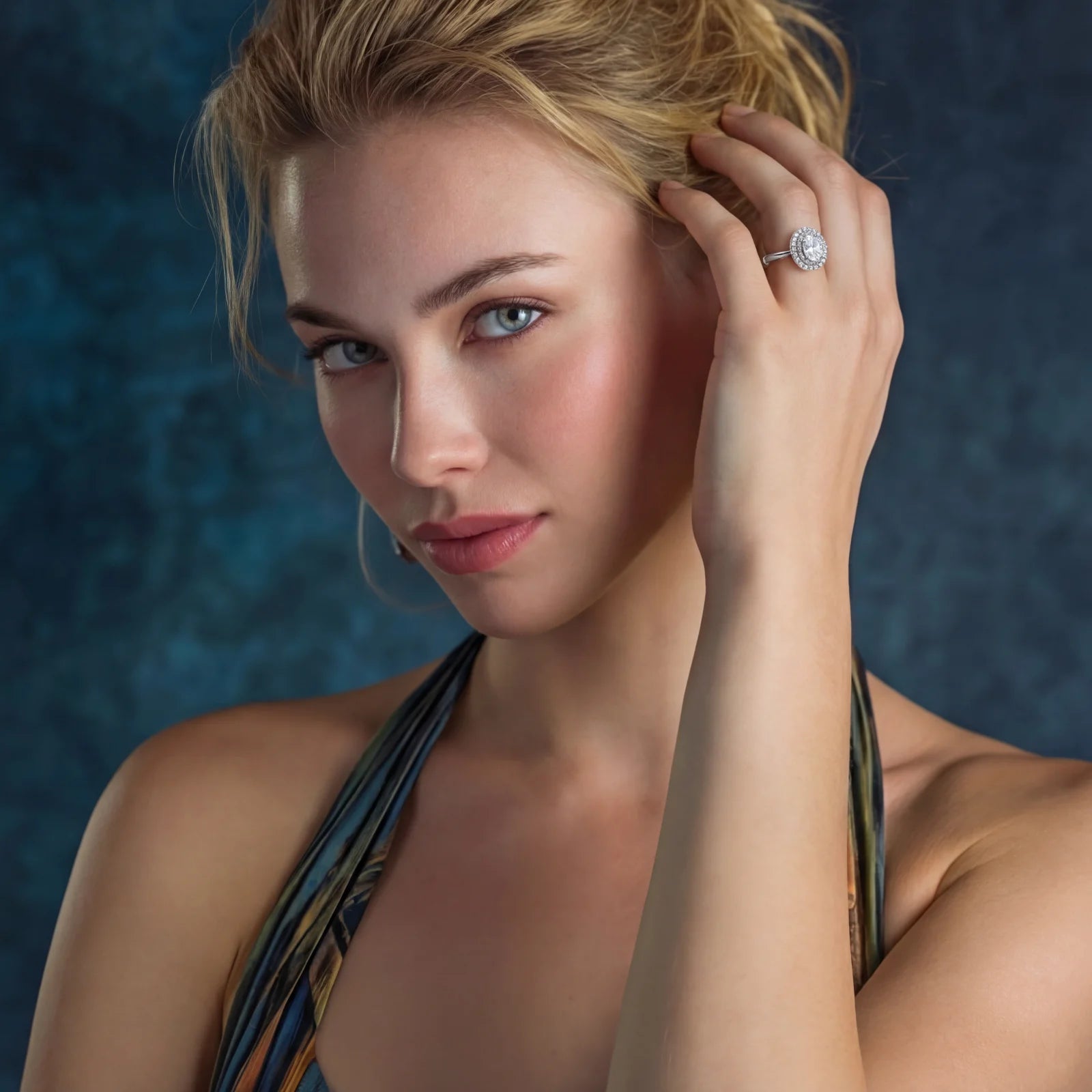The Inheritance Double Halo Moissanite Ring