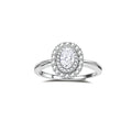 Heiress Double Halo Moissanite Ring
