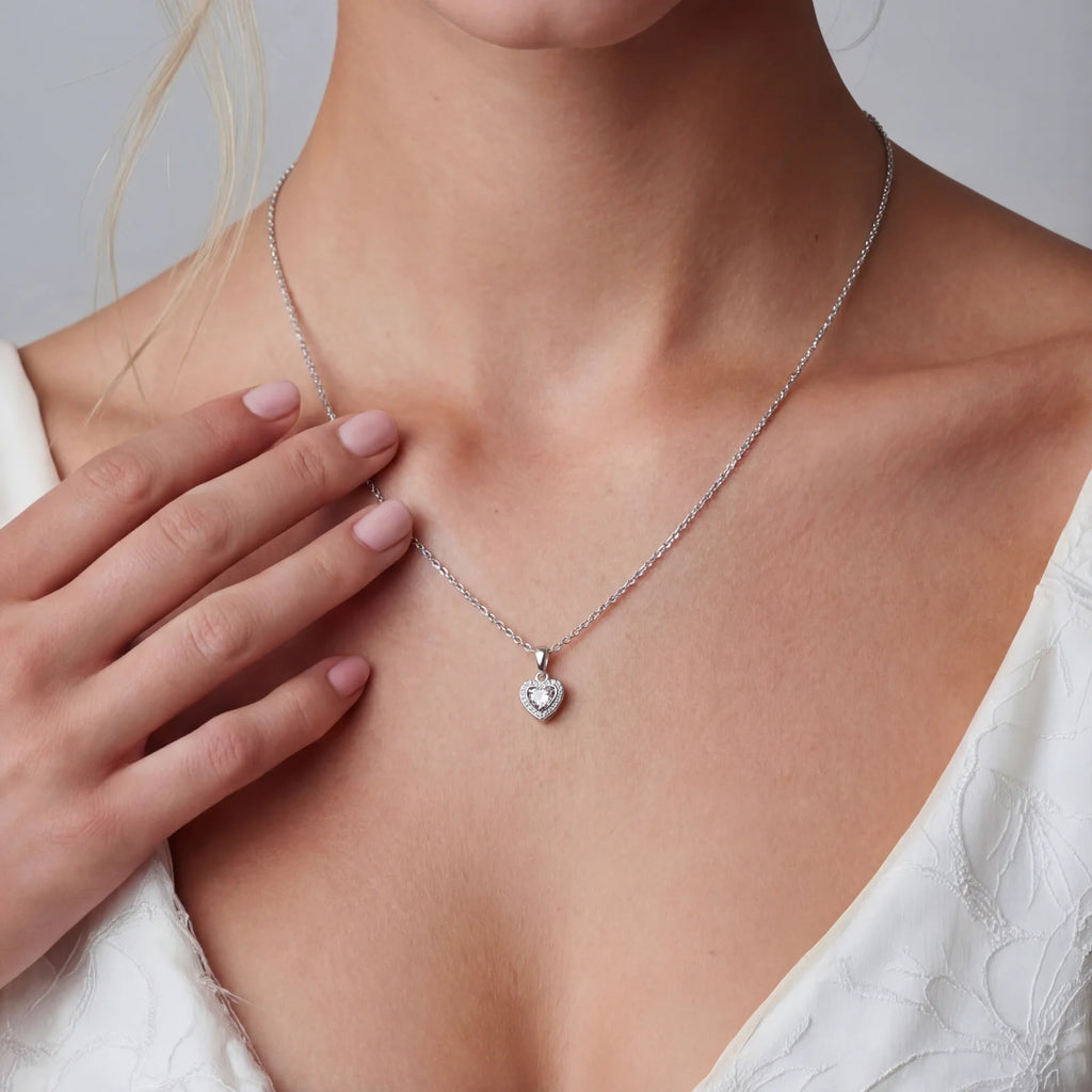 Essays In Romance Moissanite Necklace