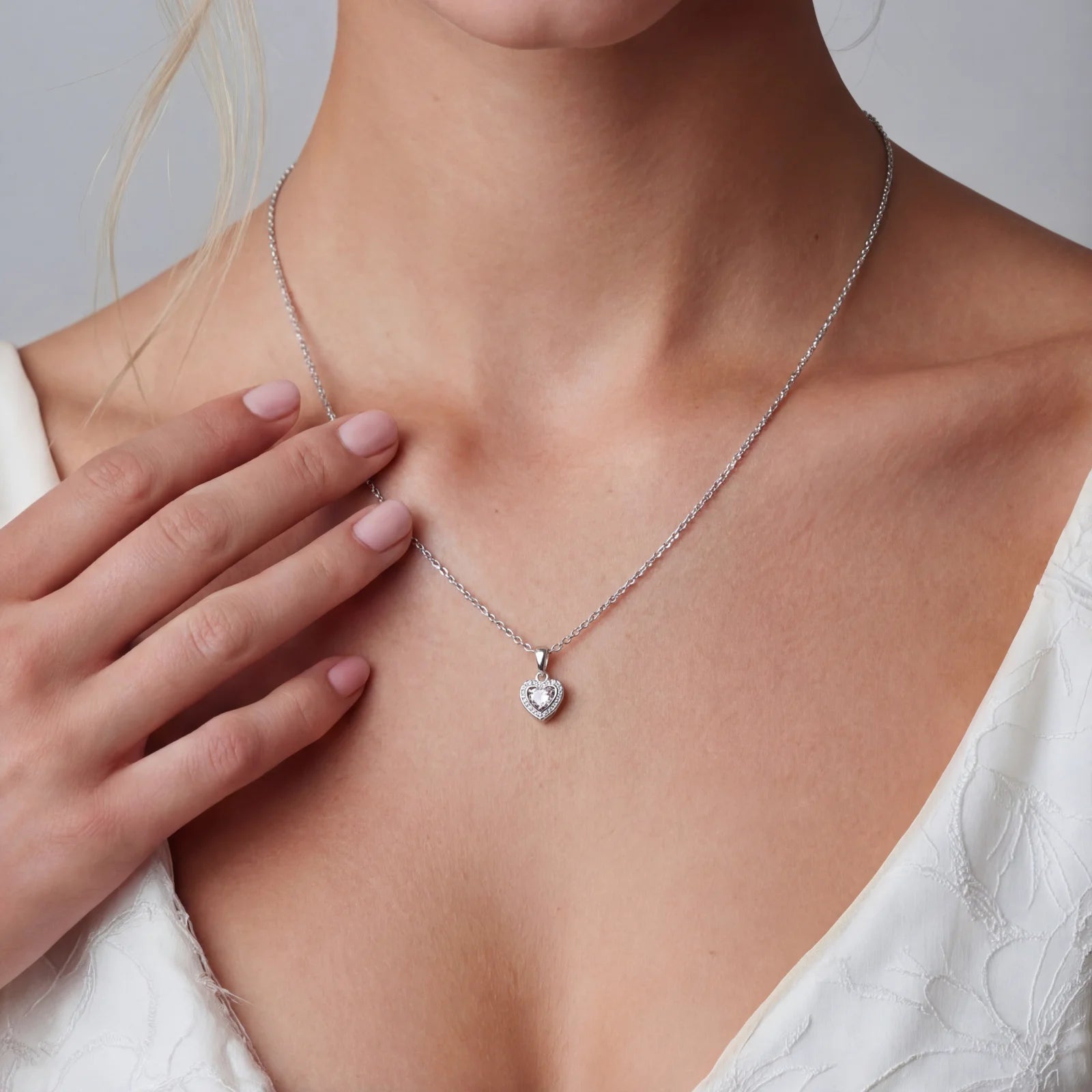 Essays In Romance Moissanite Necklace