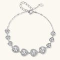Hearts Moissanite Bracelet