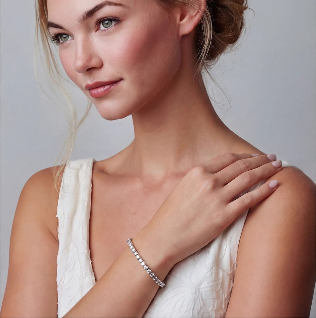 Solari Tennis Moissanite Bracelet