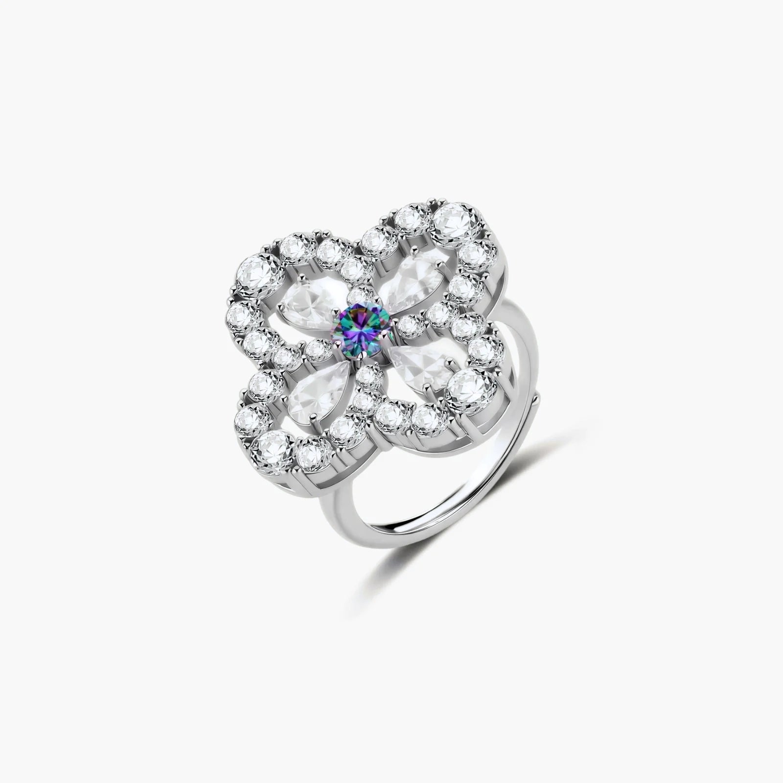 Lucky Clover Moissanite Set