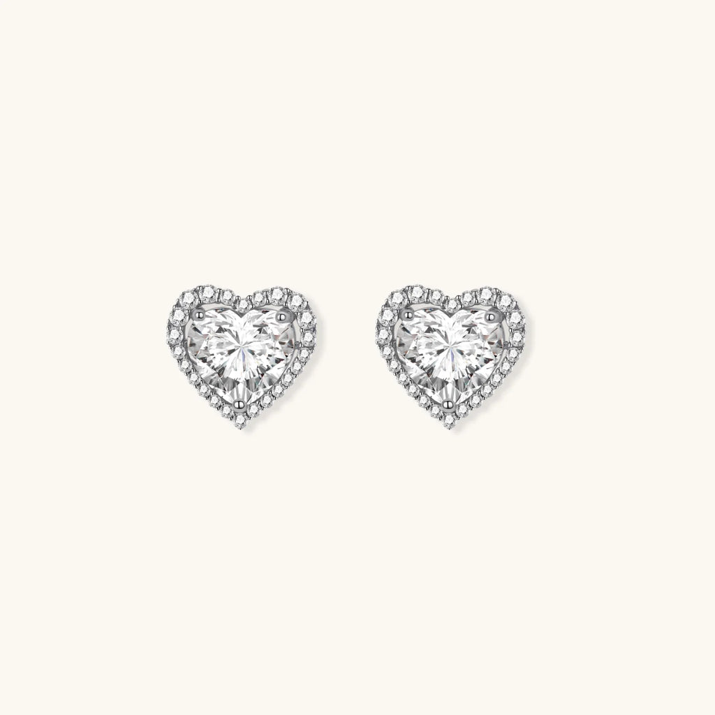Heir to My Heart Moissanite Studs
