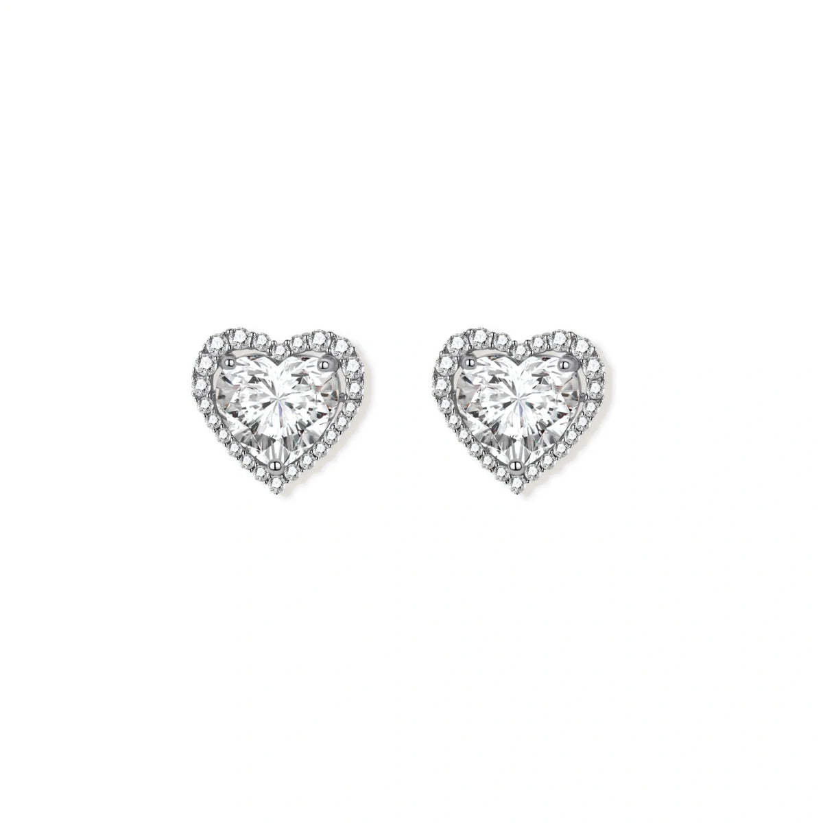 Heir to My Heart Moissanite Earring Studs