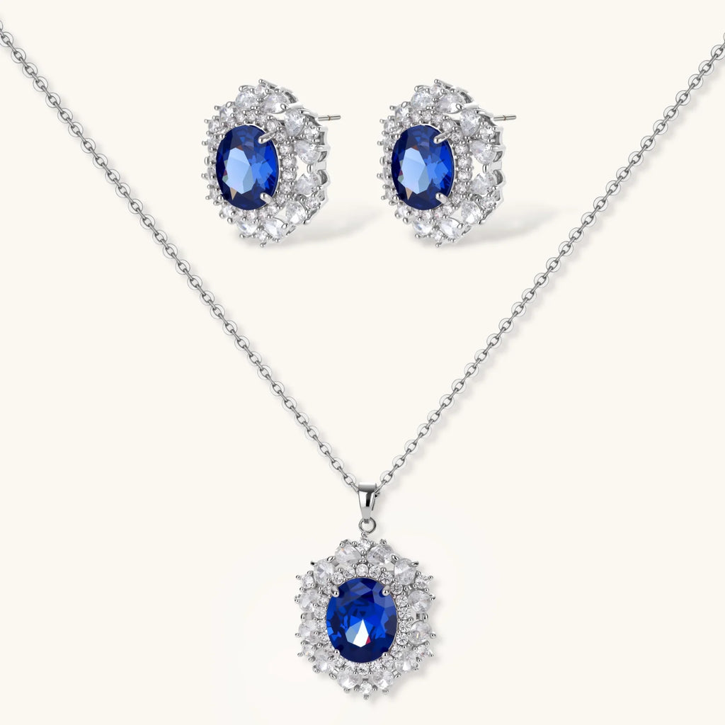 Family Jewels | Royal Sapphire Halo Set