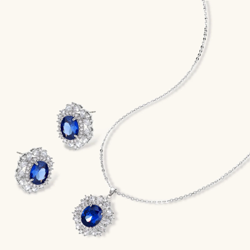 Family Jewels | Royal Sapphire Halo Set