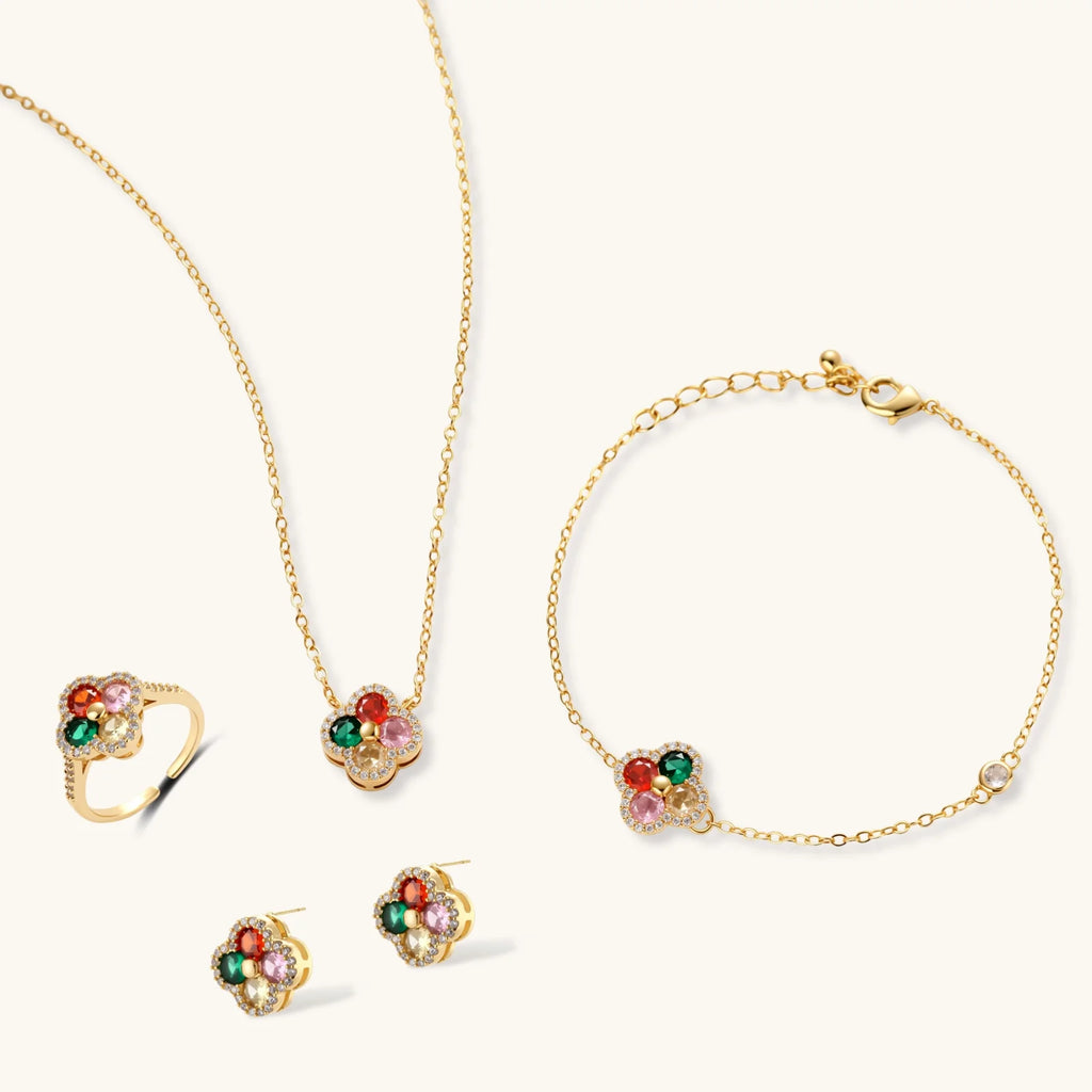 Lucky Clover Jewelry Set
