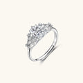 The Vow Ring Moissanite Halo Setting Ring
