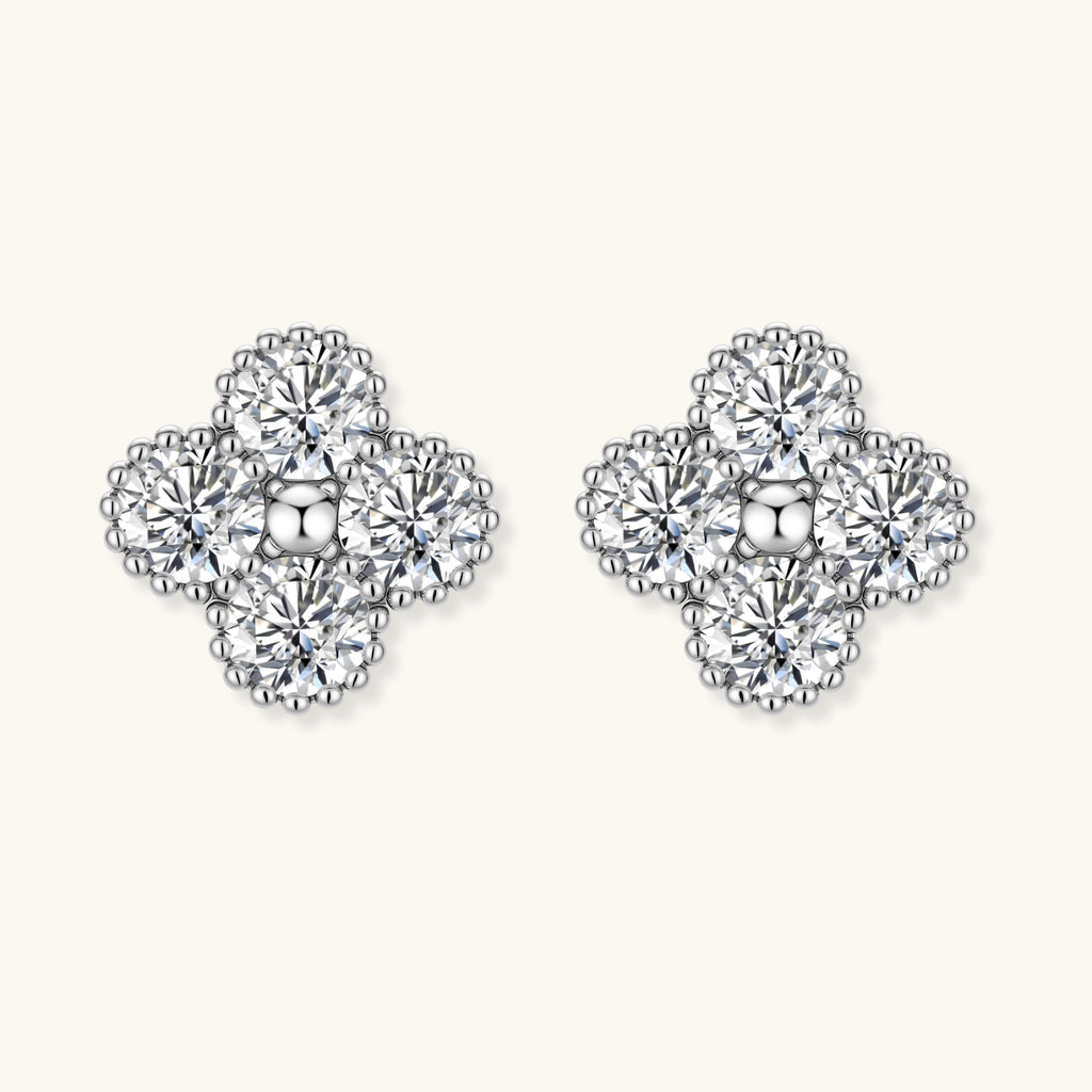 Fortuna Moissanite Studs