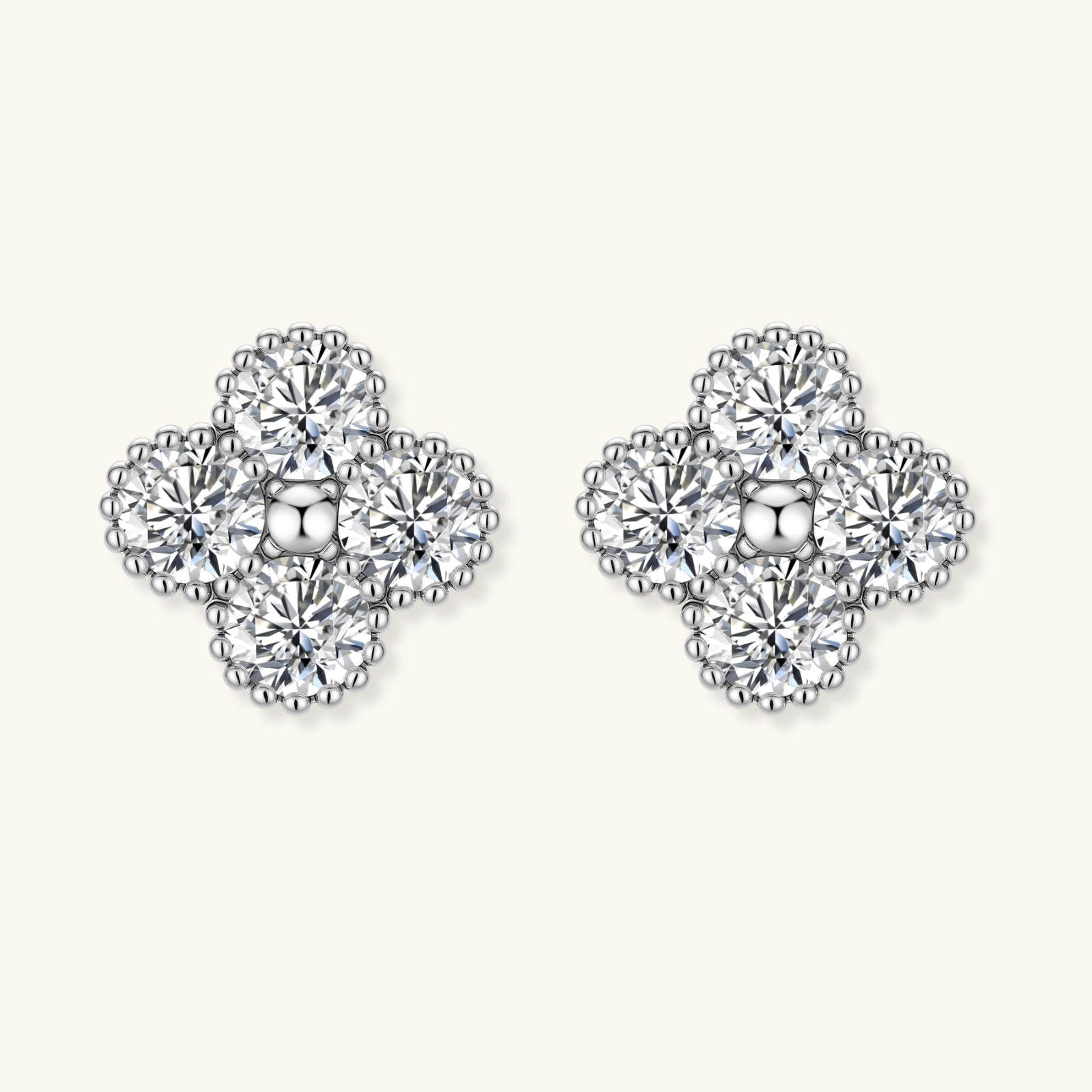 Fortuna Moissanite Studs