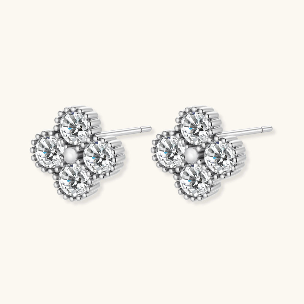 Fortuna Moissanite Studs