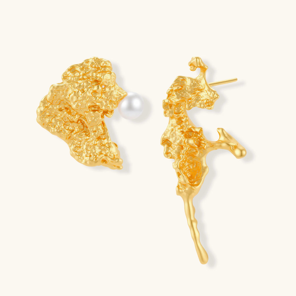 Coral Reef Asymmetrical Studs