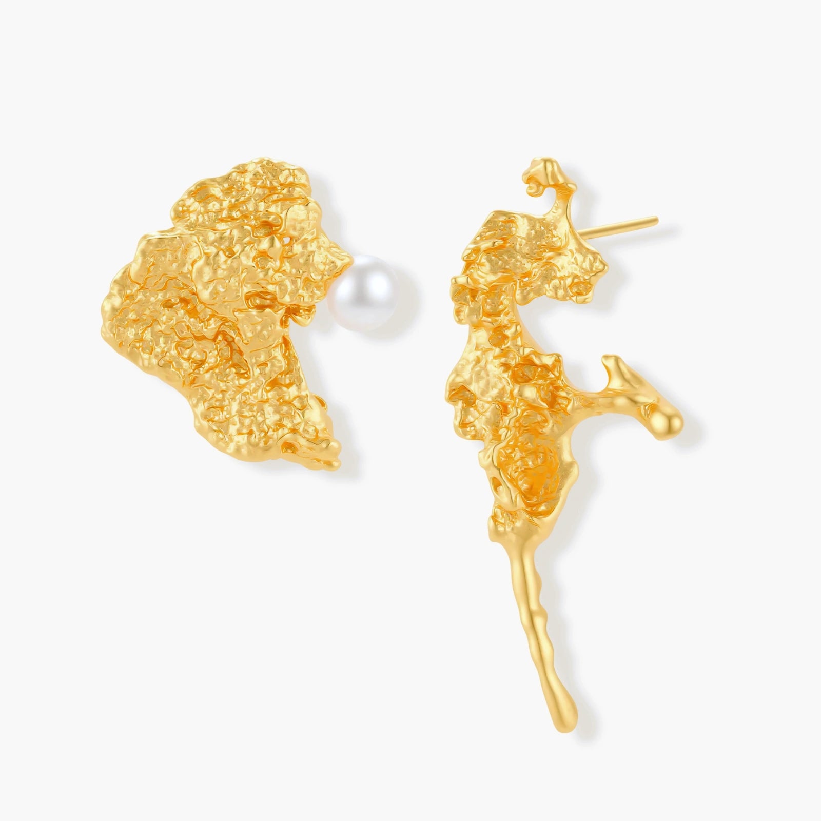 Coral Reef Asymmetrical Studs