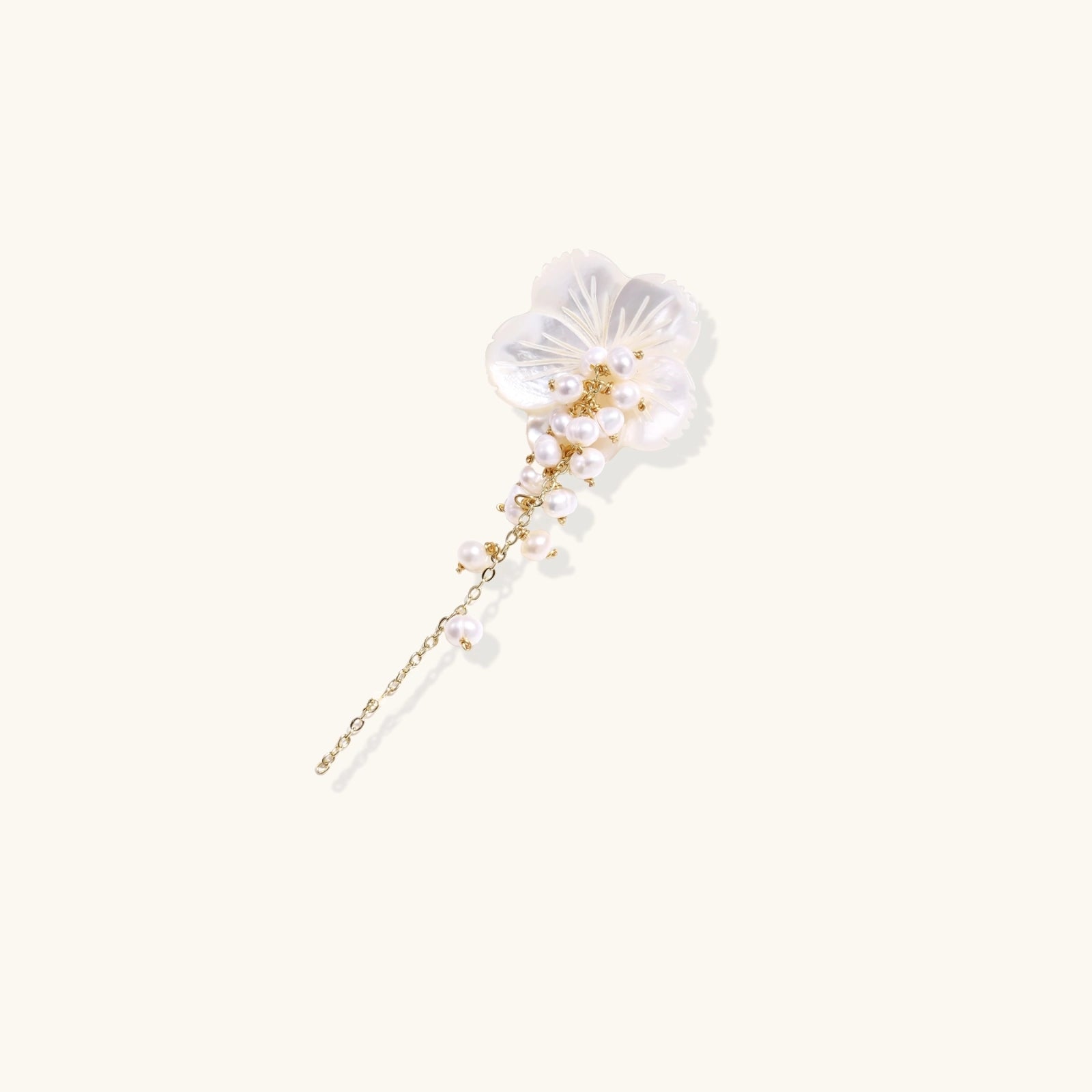 Pearlbloom Shell Pin