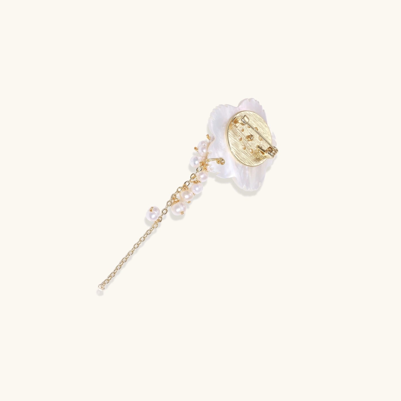 Pearlbloom Shell Pin