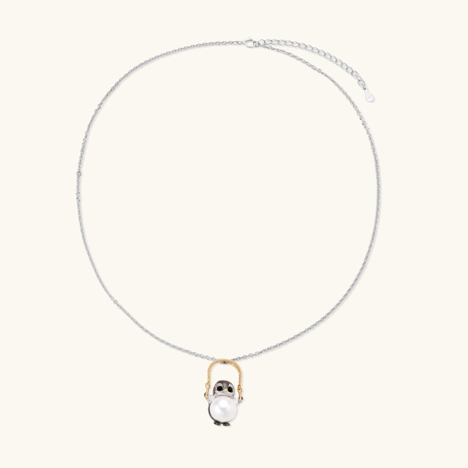 Wise Owl Pearl Necklace