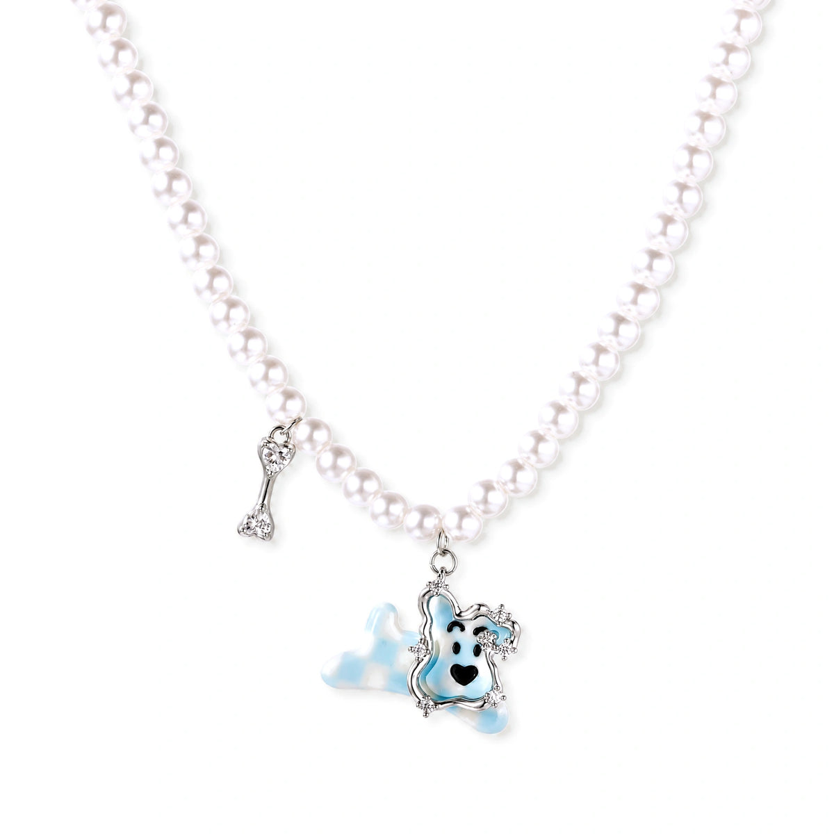 Moonlit Companion Pearl Necklace