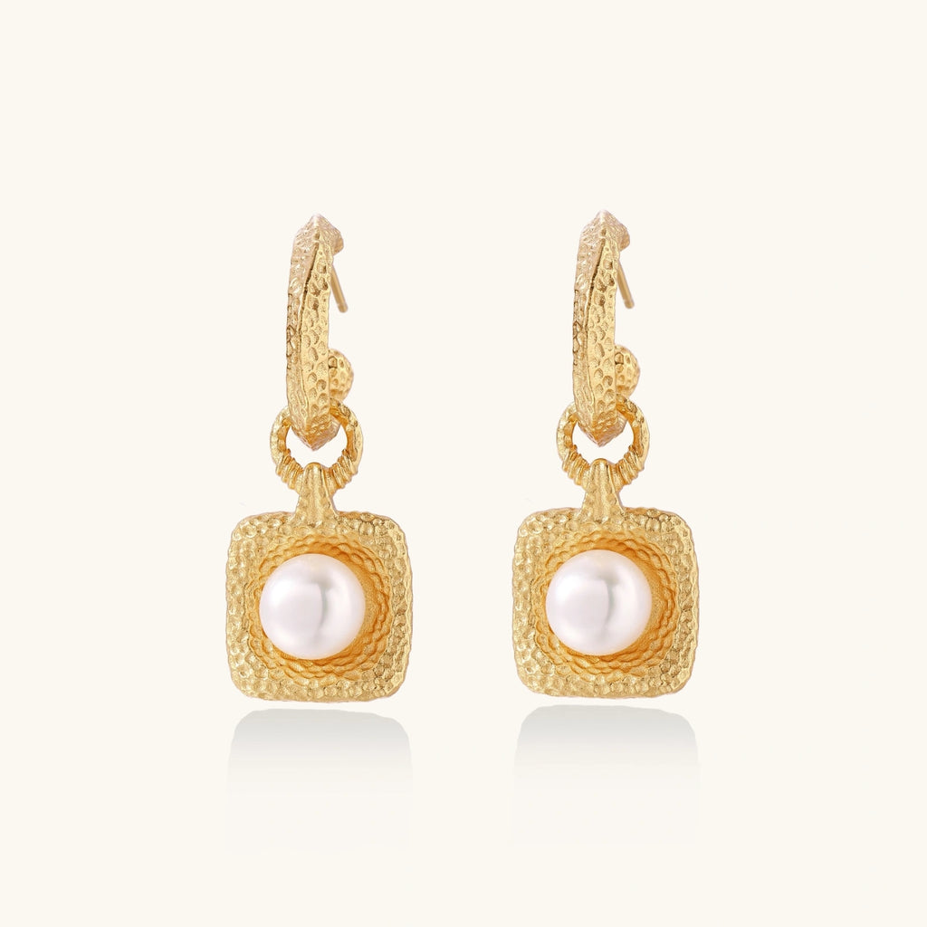 Crowned in Light Drop Earrings