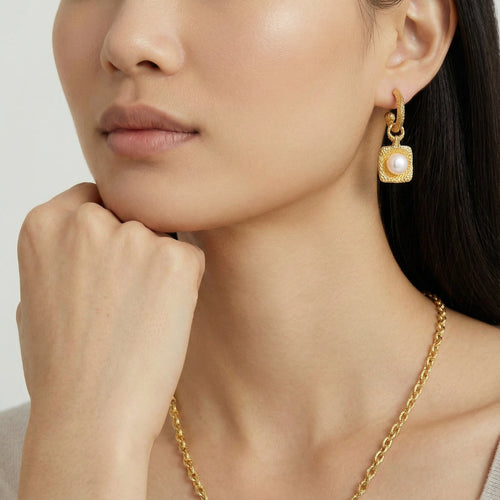 Crowned in Light Drop Earrings