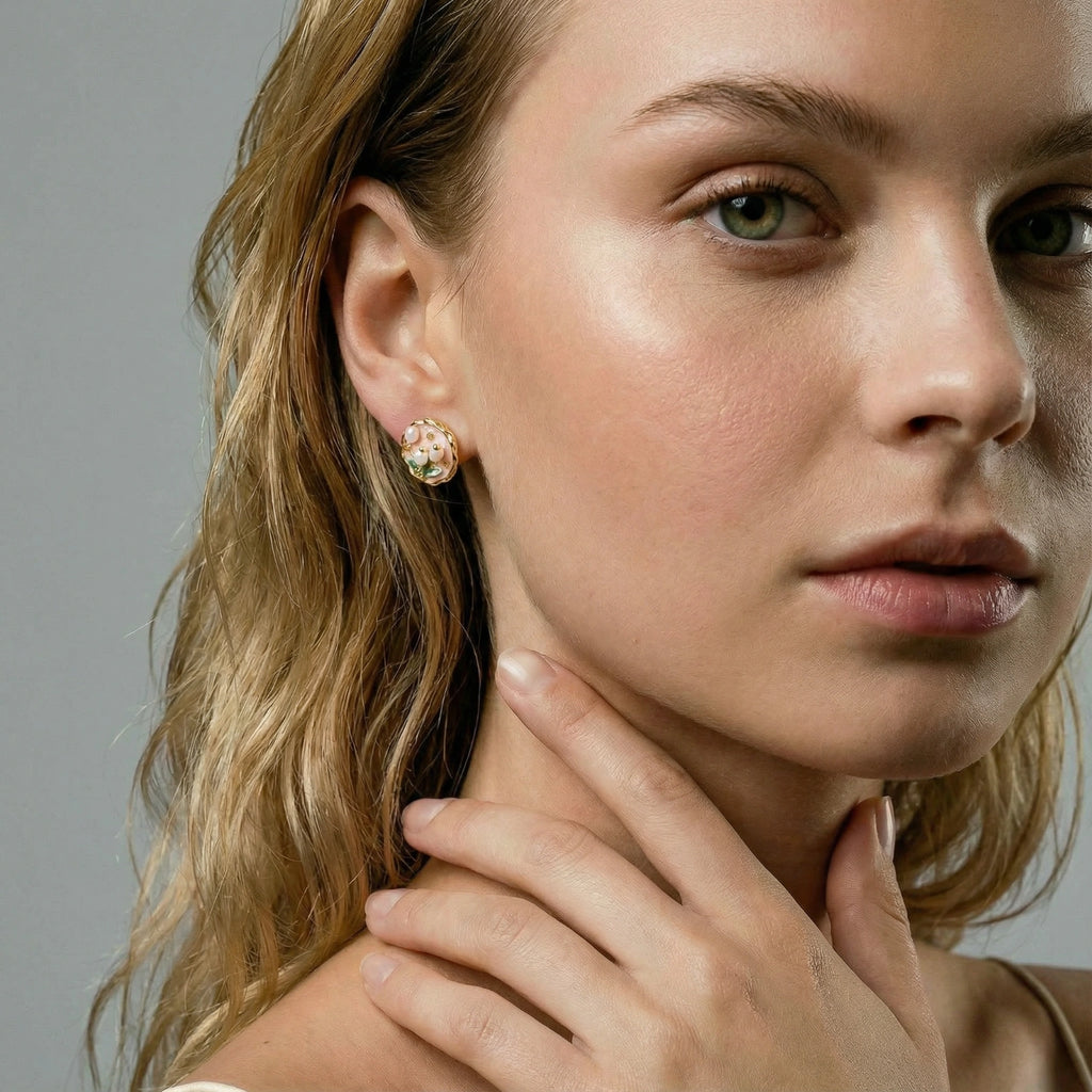 Petal and Pearl Studs