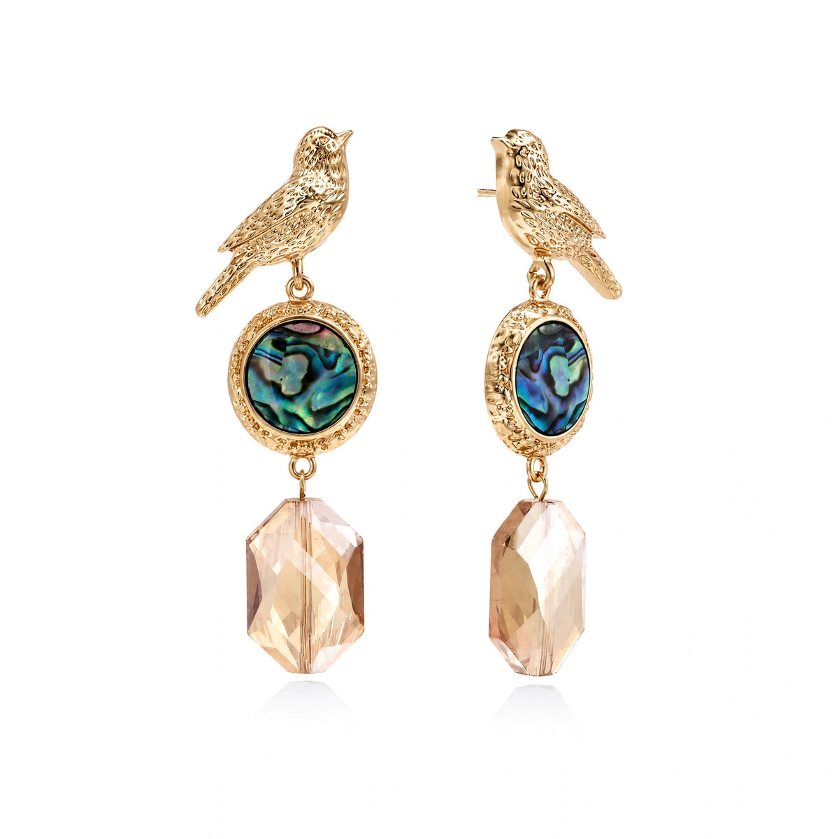Songbird Abalone Drop Earrings