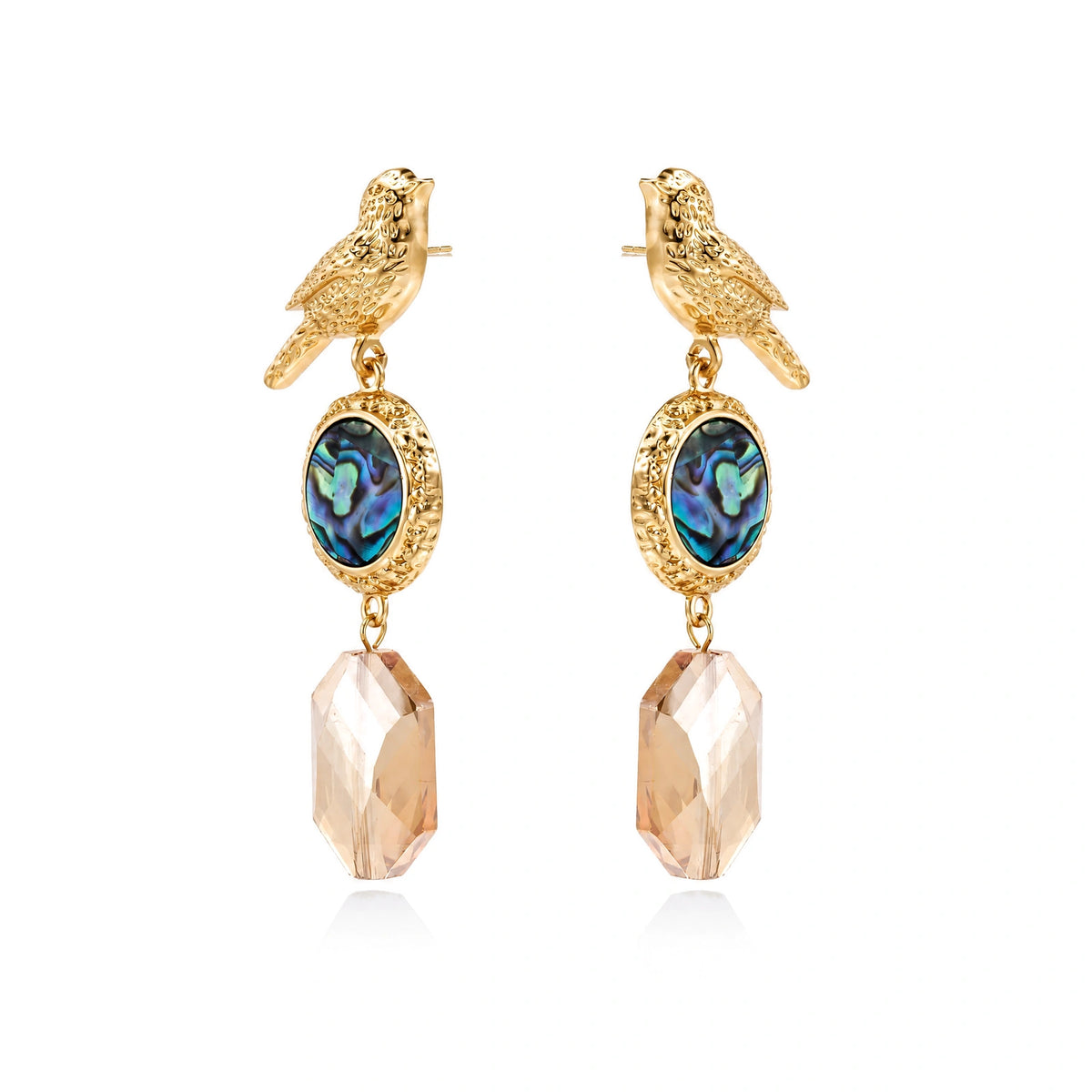 Songbird Abalone Drop Earrings