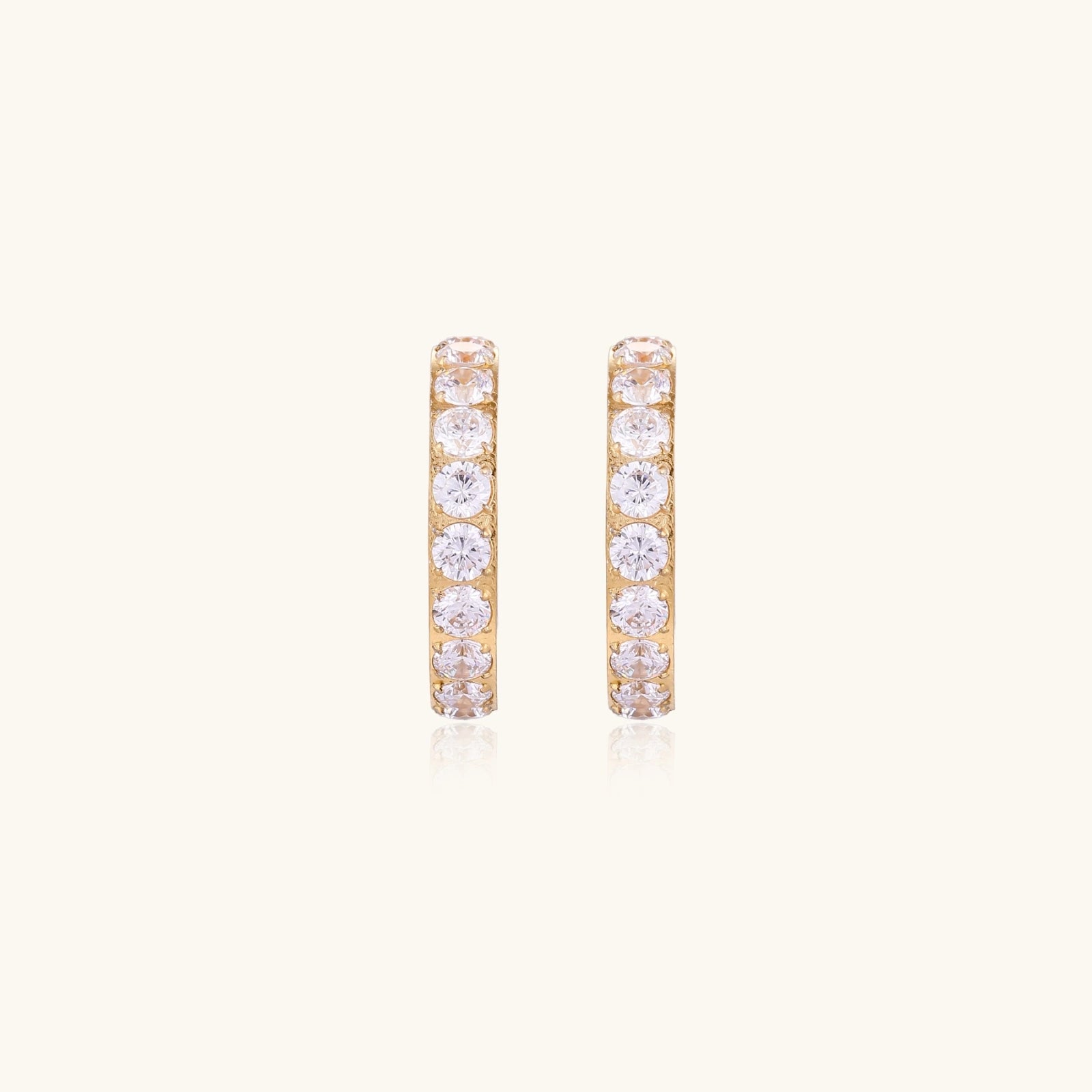 Star Power Pearl Hoops