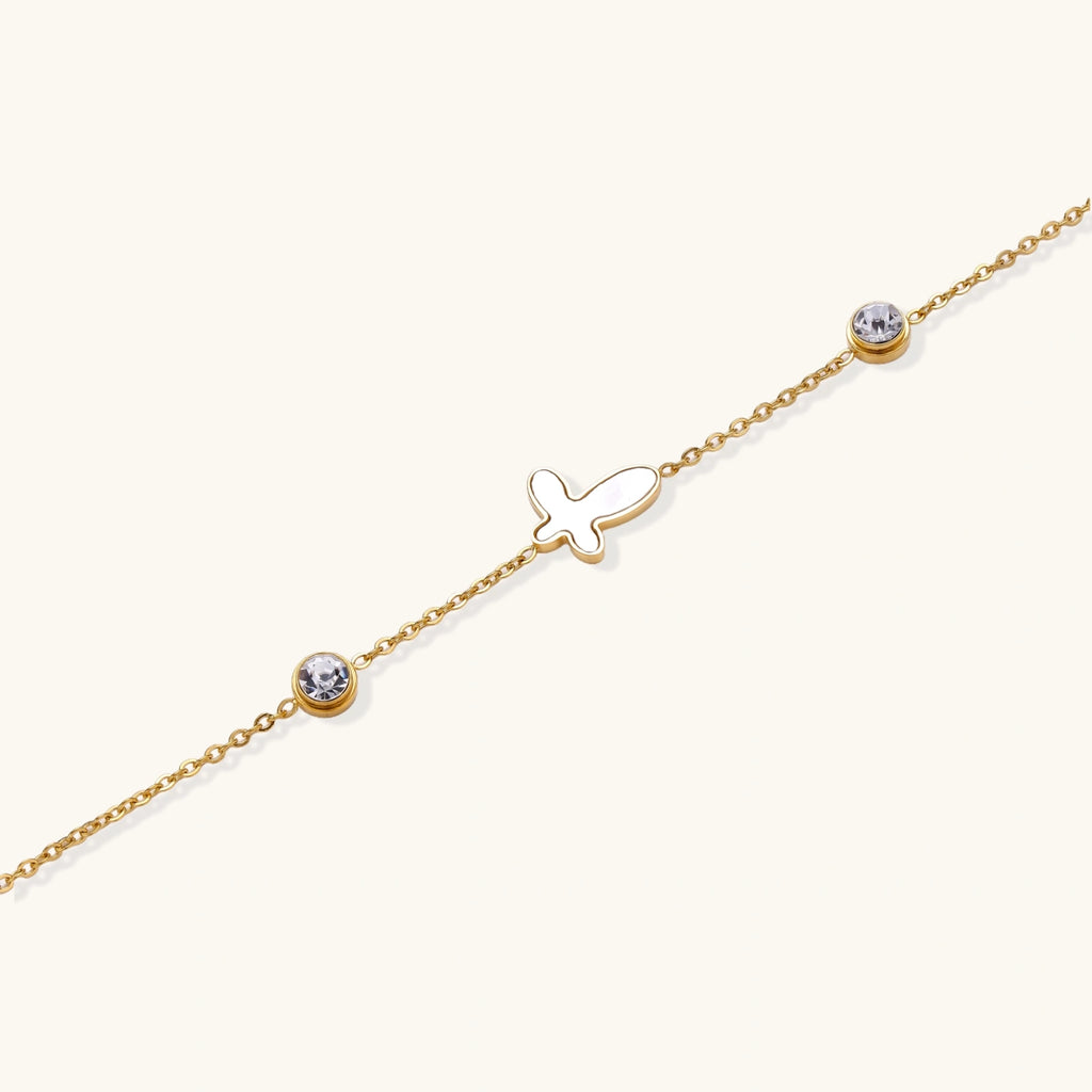Diamond Dove Bracelet