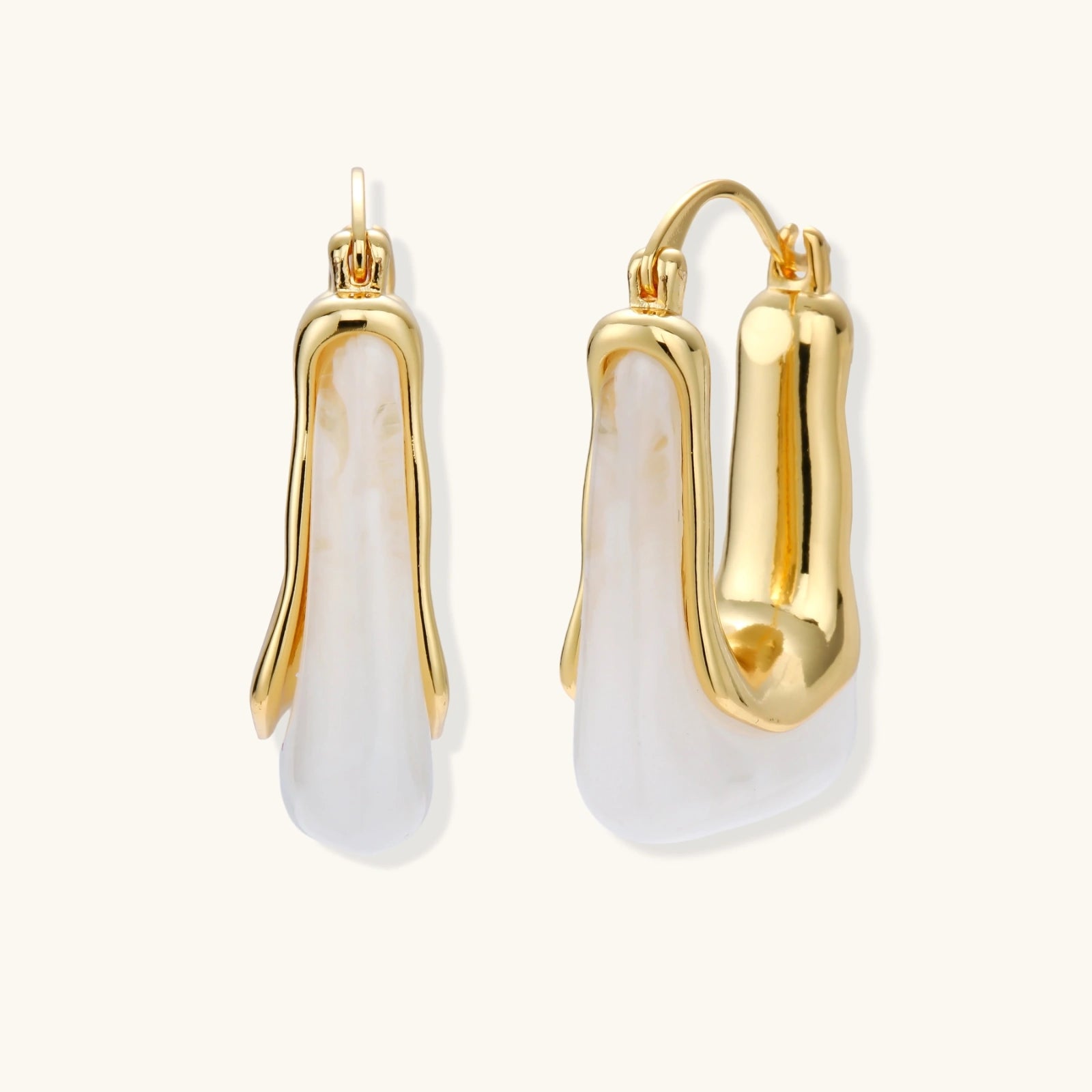 Liquid Gold Hoops