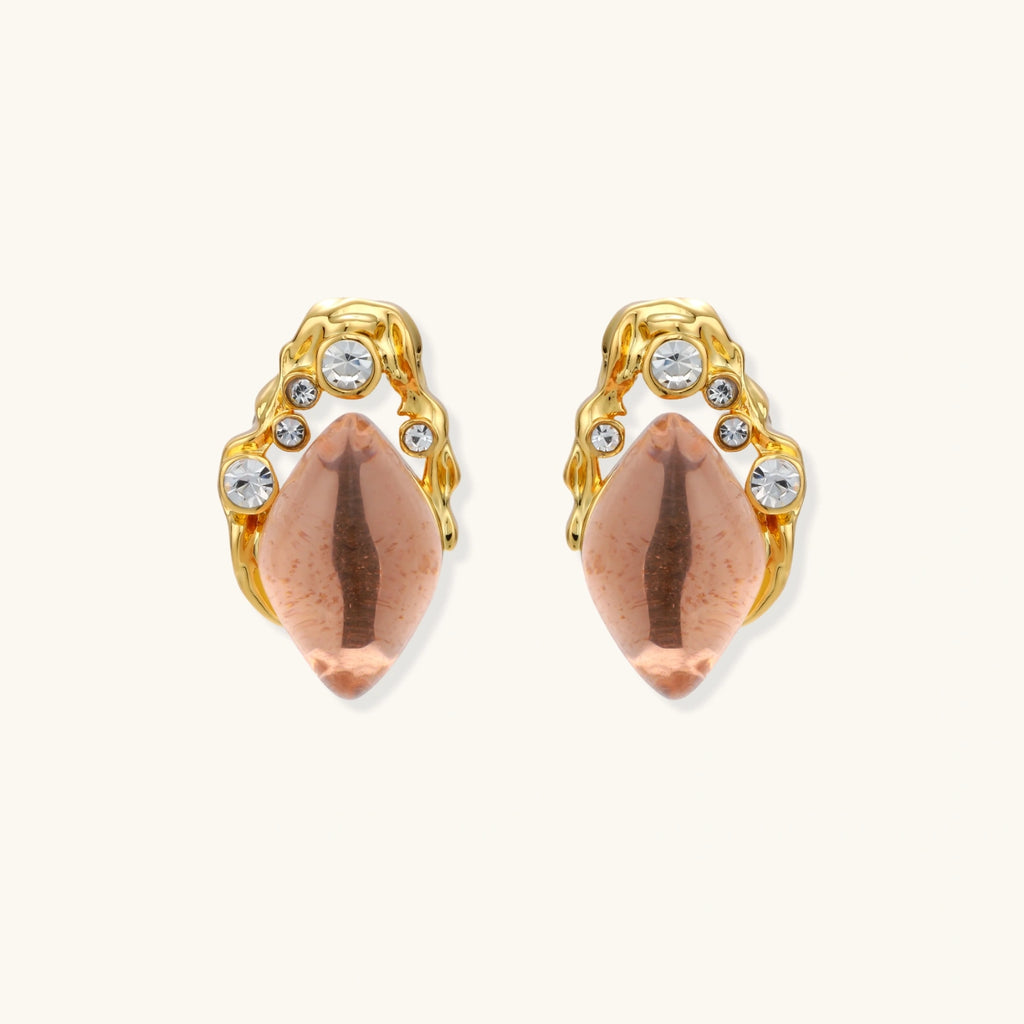 Coral Dreams Baroque Studs