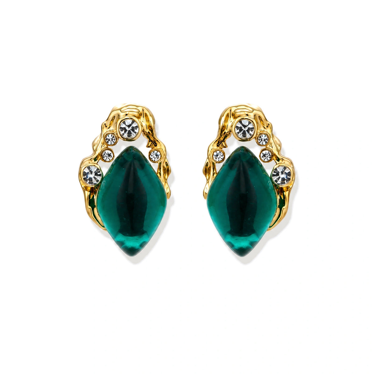 Emerald Mystique Studs