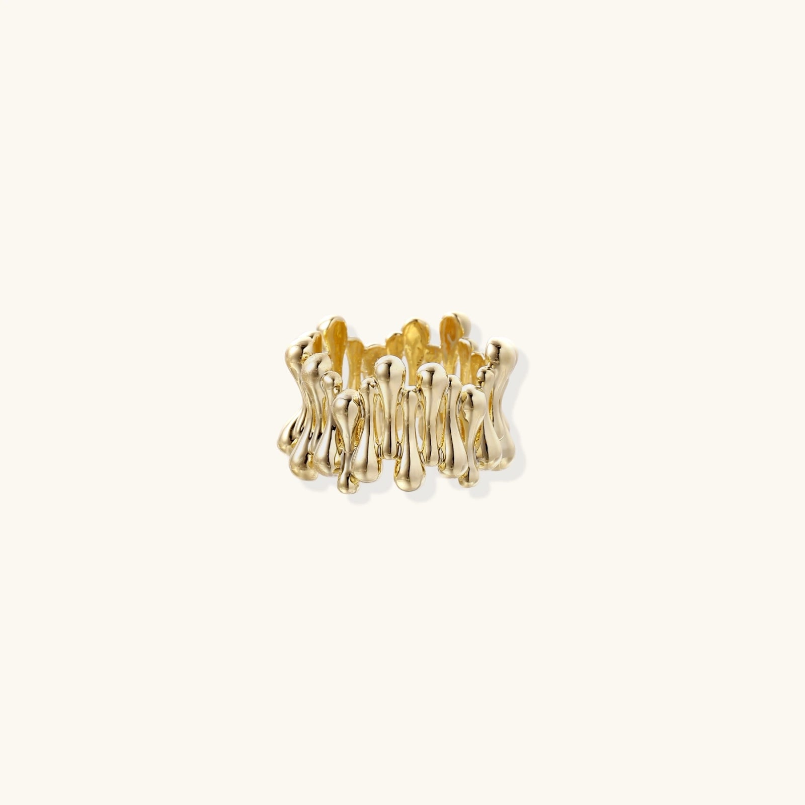 Petal Wave Sculpture Ring