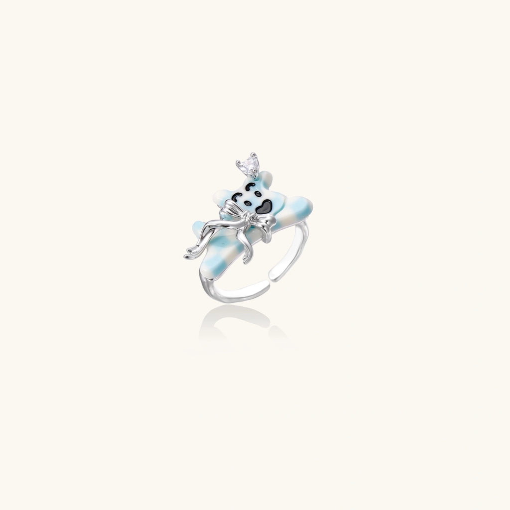 Delft Dreams Pup Flower Ring