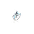 Dreamy Puppy Flower Ring