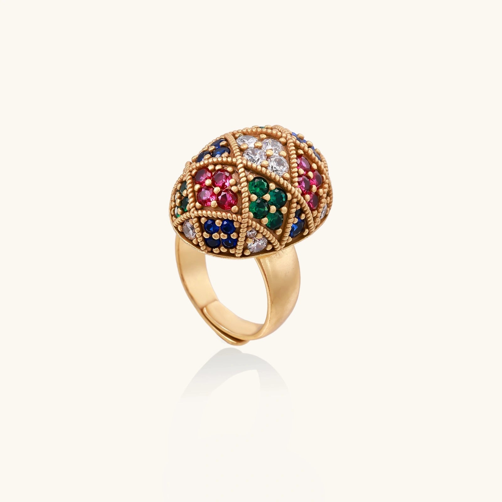 Empress Mosaic Jewel Ring