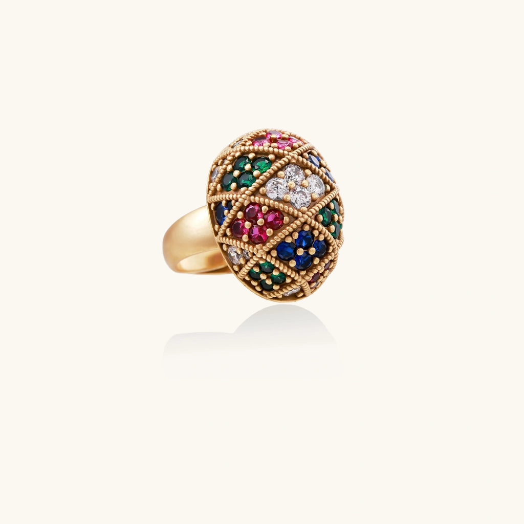 Empress Mosaic Jewel Ring