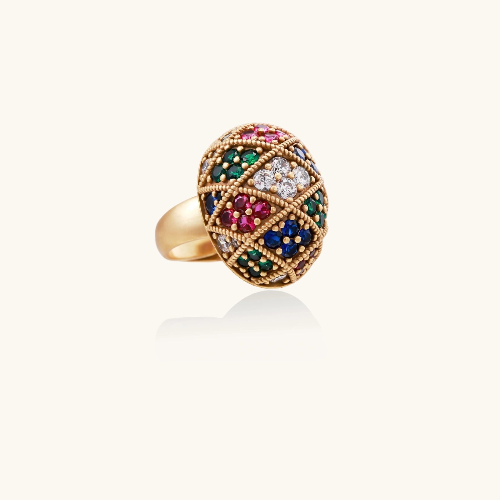 Empress Mosaic Jewel Ring