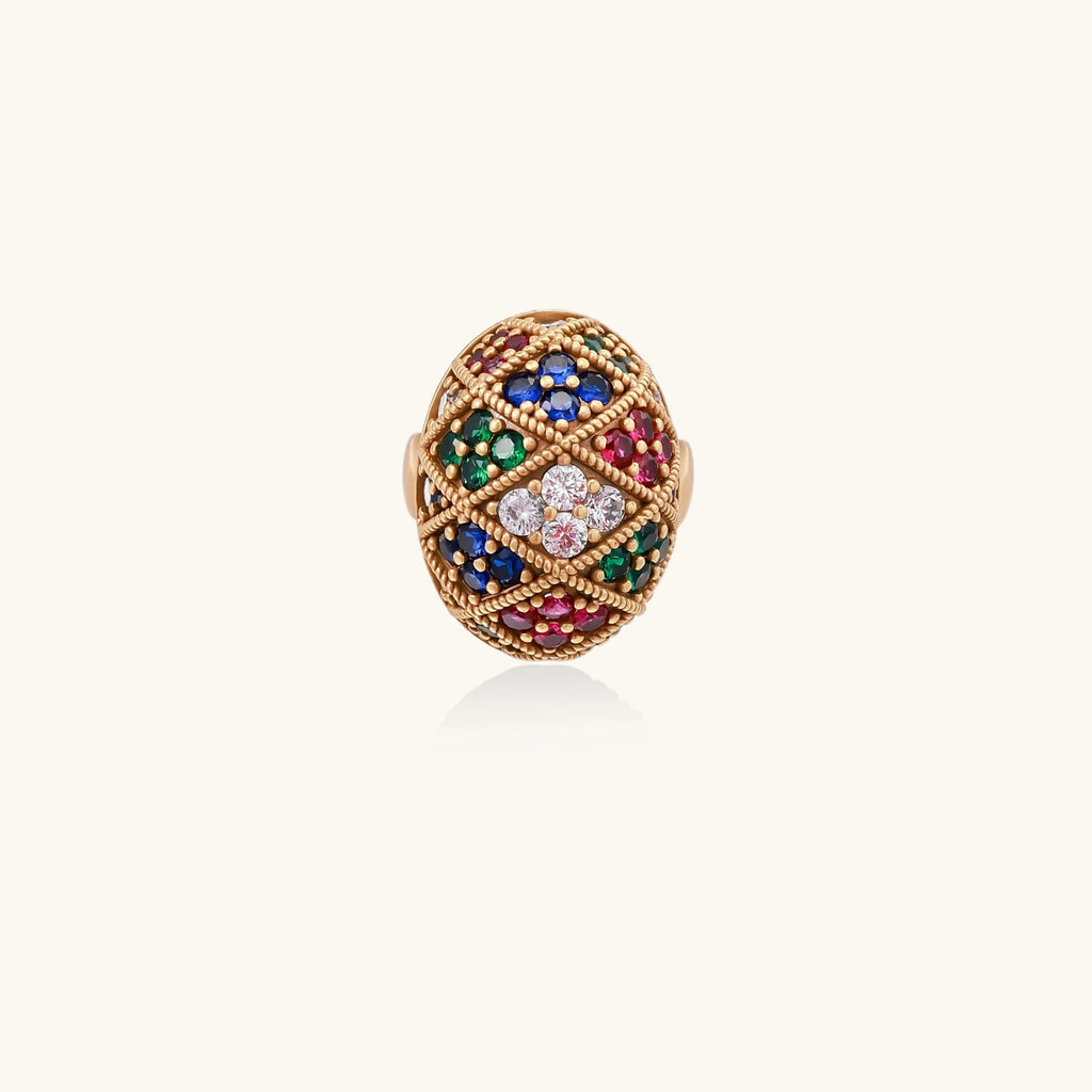 Empress Mosaic Jewel Ring