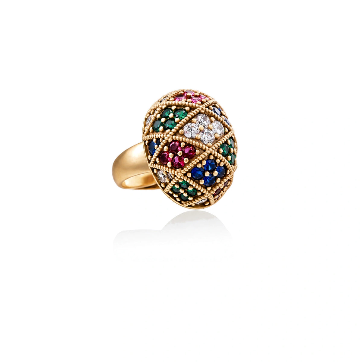 Empress Mosaic Jewel Ring
