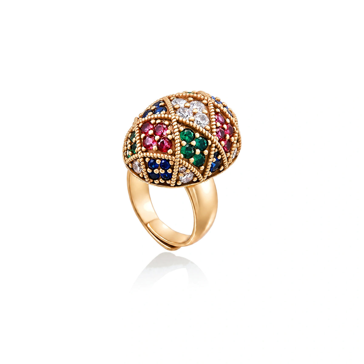 Empress Mosaic Jewel Ring