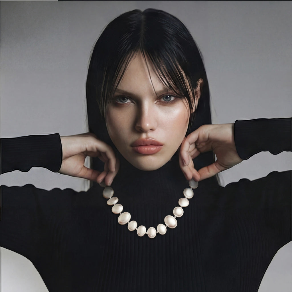 Moonstone Bubble Necklace