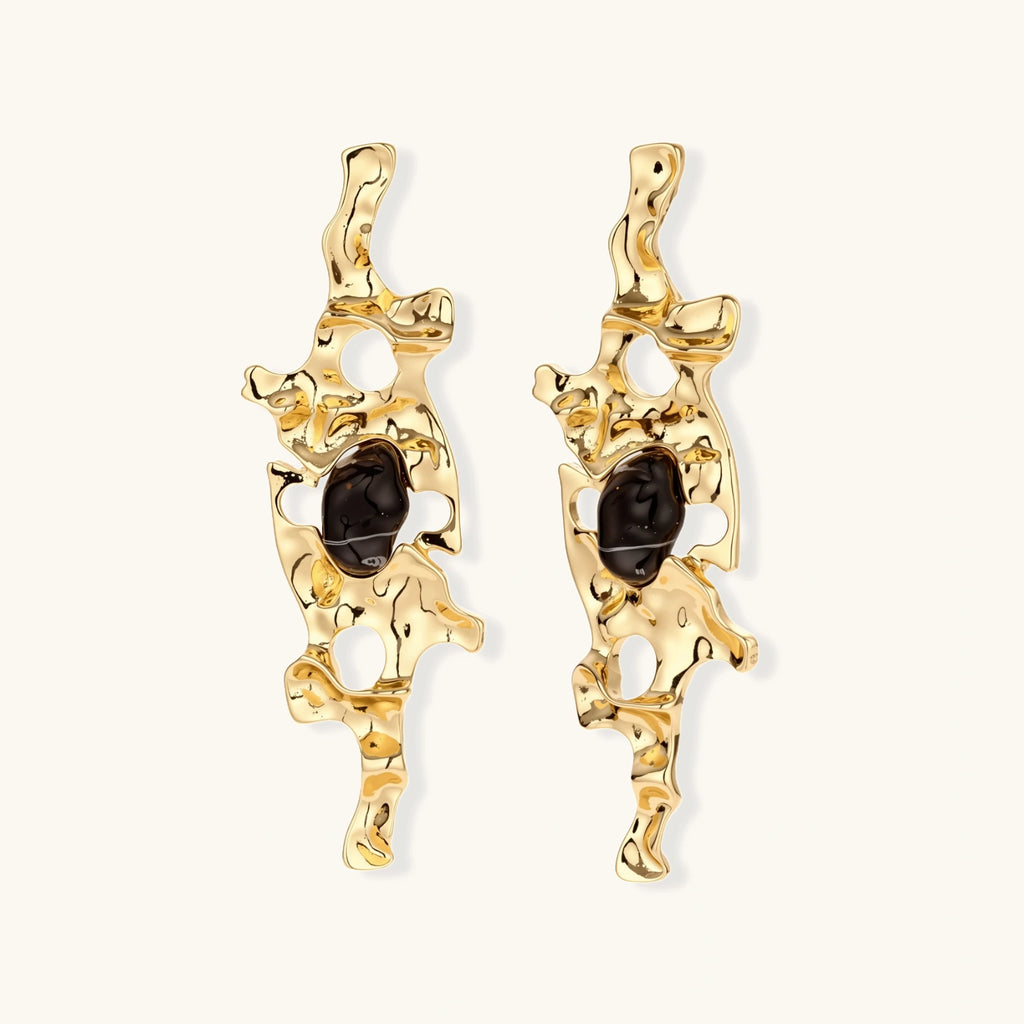 Liquid Gold Flow Earrings