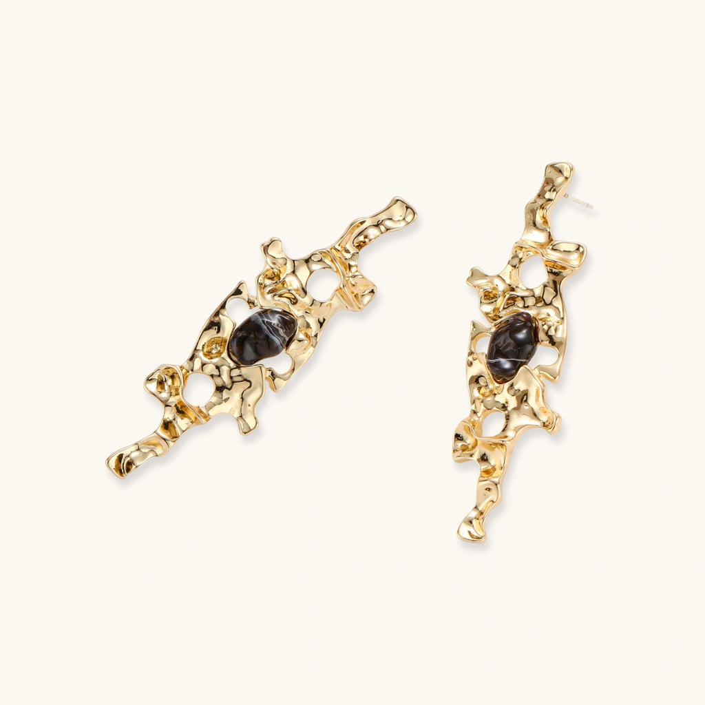 Liquid Gold Flow Earrings