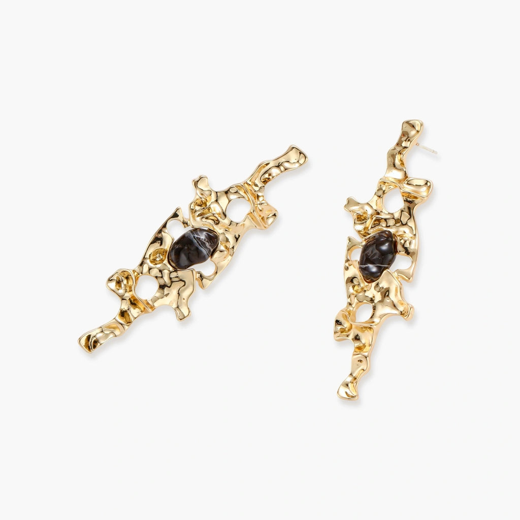 Liquid Gold Flow Earrings