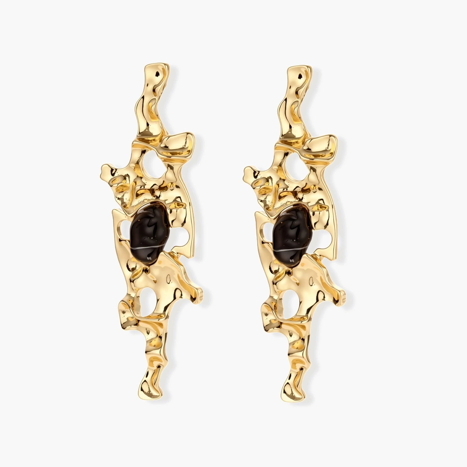 Liquid Gold Flow Earrings