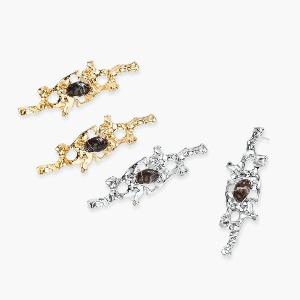 Liquid Gold Flow Earrings