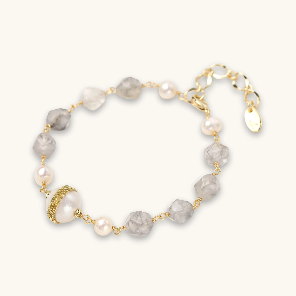 Cloud Pearl Baroque Crystal Bracelet