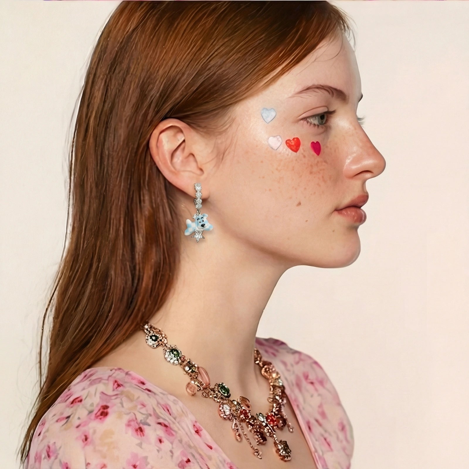 Starlight Puppy Drop Earrings